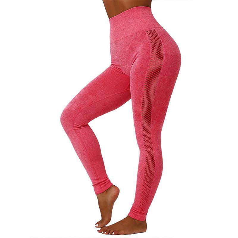 Hollow Mesh Breathable Yoga Pants - Anam Online