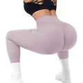 High Waist Seamless Leggings Threaded Knitted Fitness Pants Solid Women's Slimming Sports Yoga Pants Elastic Running Sport Leggings - Anam Online