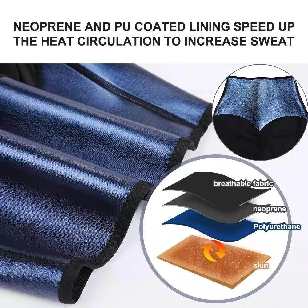 Slimming Pants Waist Trainer Shapewear Tummy Hot Thermo Sweat Leggings Fitness Workout Sweat Sauna Pants Body Shaper - Anam Online
