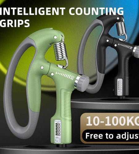 Smart Counting Grip 10-100KG Grip Free Adjustment Professional Hand Training Arm Muscle Training Fitness Equipment Fitness Tools Gym - Anam Online