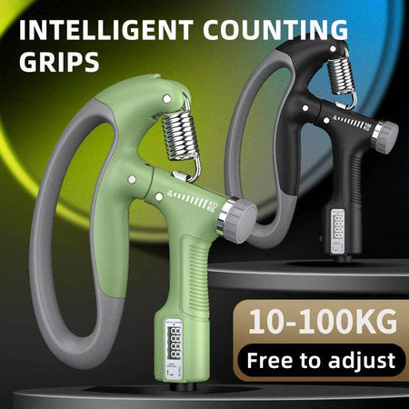 Smart Counting Grip 10-100KG Grip Free Adjustment Professional Hand Training Arm Muscle Training Fitness Equipment Fitness Tools Gym - Anam Online