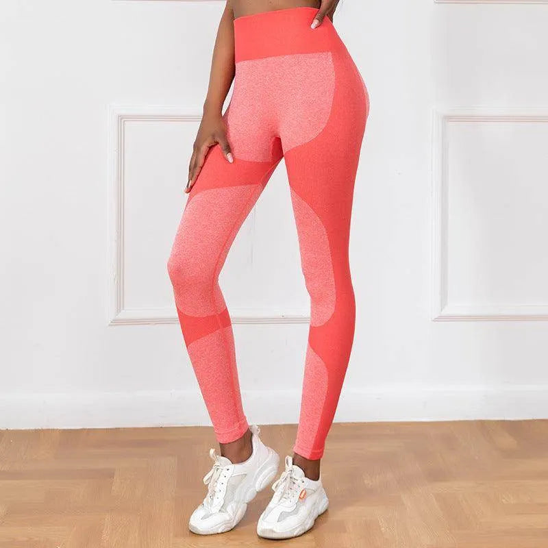 Striped Printed Yoga Pants High Waist Seamless Leggings Stretch Butt Lift Quick-drying Running Sports Fitness Pant Women Clothing - Anam Online