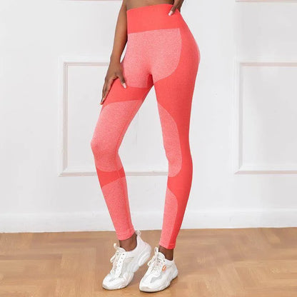Striped Printed Yoga Pants High Waist Seamless Leggings Stretch Butt Lift Quick-drying Running Sports Fitness Pant Women Clothing - Anam Online
