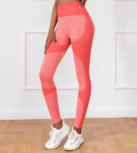 Striped Printed Yoga Pants High Waist Seamless Leggings Stretch Butt Lift Quick-drying Running Sports Fitness Pant Women Clothing - Anam Online