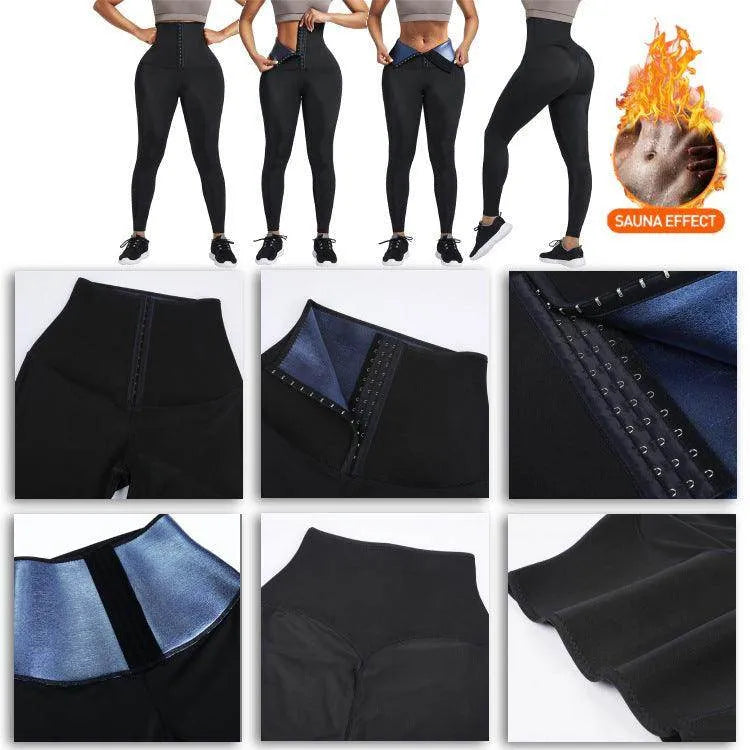 Sauna Long Pants Fitness Exercise Hot Thermo Sweat Leggings Training Slimming Pant - Anam Online