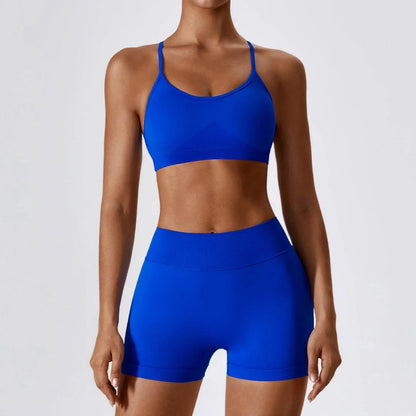 Seamless Beauty Back Yoga Clothes Running Quick-drying Tight Sports Fitness Clothes Suit Women - Anam Online