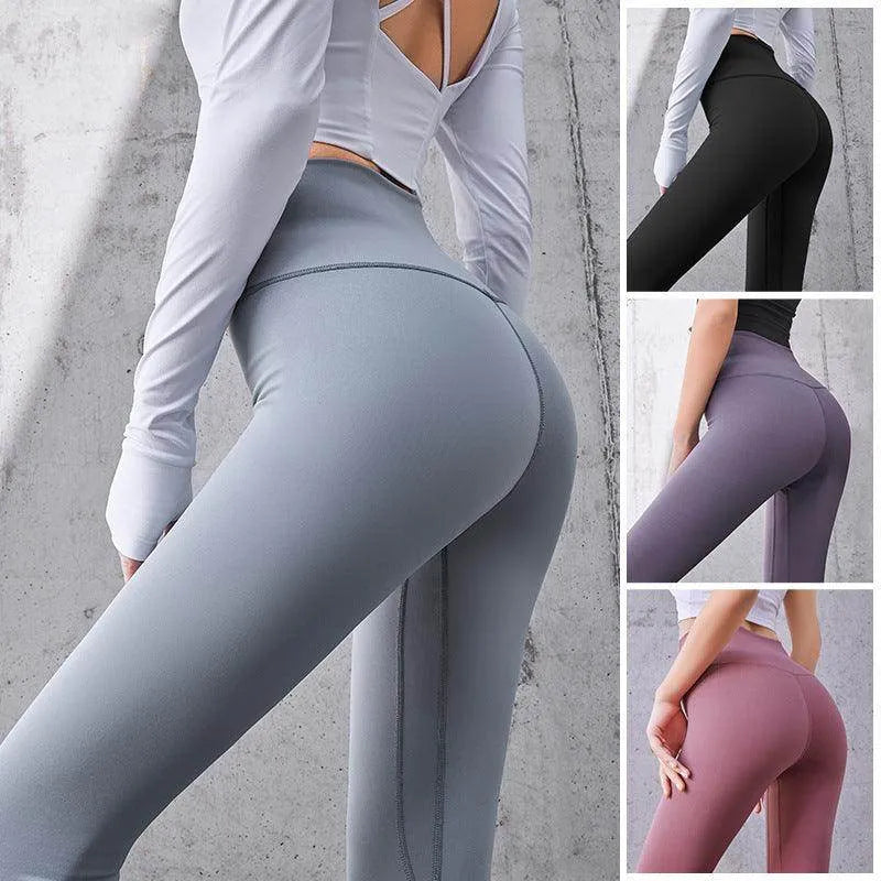 Fitness Yoga Pants High Waist Leggings Running Sports - Anam Online