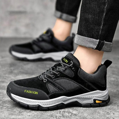 Lace-up Sneakers For Men Casual Breathable Outdoor Hiking Running Sports Shoes - Anam Online