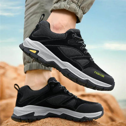 Lace-up Sneakers For Men Casual Breathable Outdoor Hiking Running Sports Shoes - Anam Online