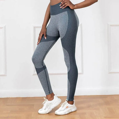 Striped Printed Yoga Pants High Waist Seamless Leggings Stretch Butt Lift Quick-drying Running Sports Fitness Pant Women Clothing - Anam Online