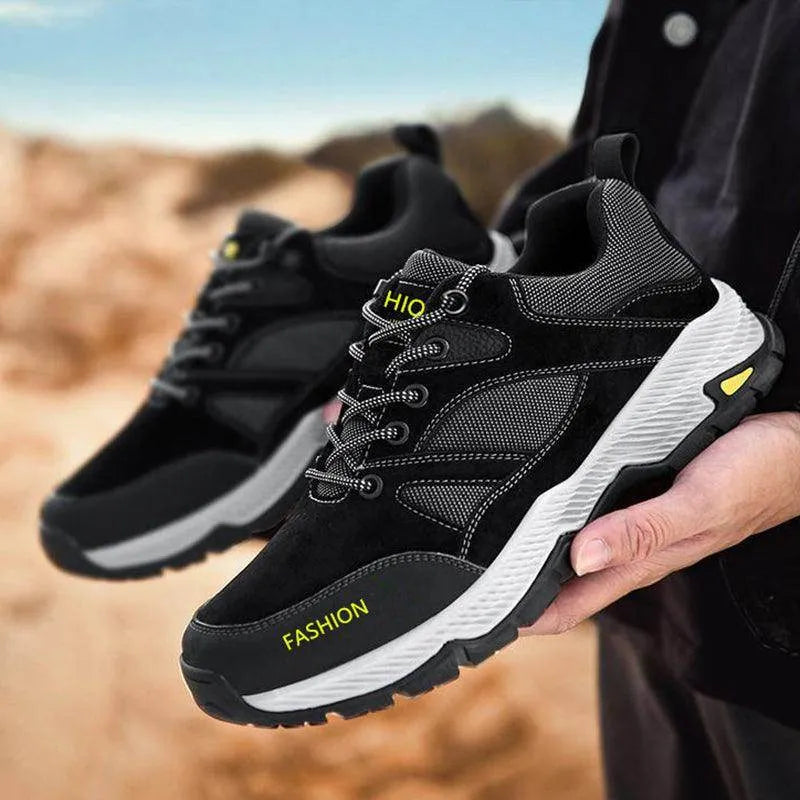 Lace-up Sneakers For Men Casual Breathable Outdoor Hiking Running Sports Shoes - Anam Online