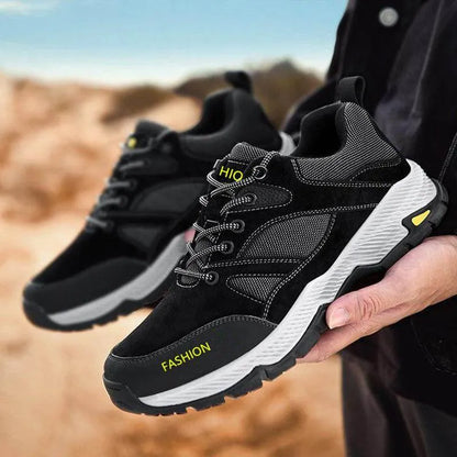 Lace-up Sneakers For Men Casual Breathable Outdoor Hiking Running Sports Shoes - Anam Online
