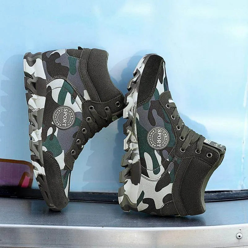 Women's Casual Camouflage Increased Sneakers - Anam Online