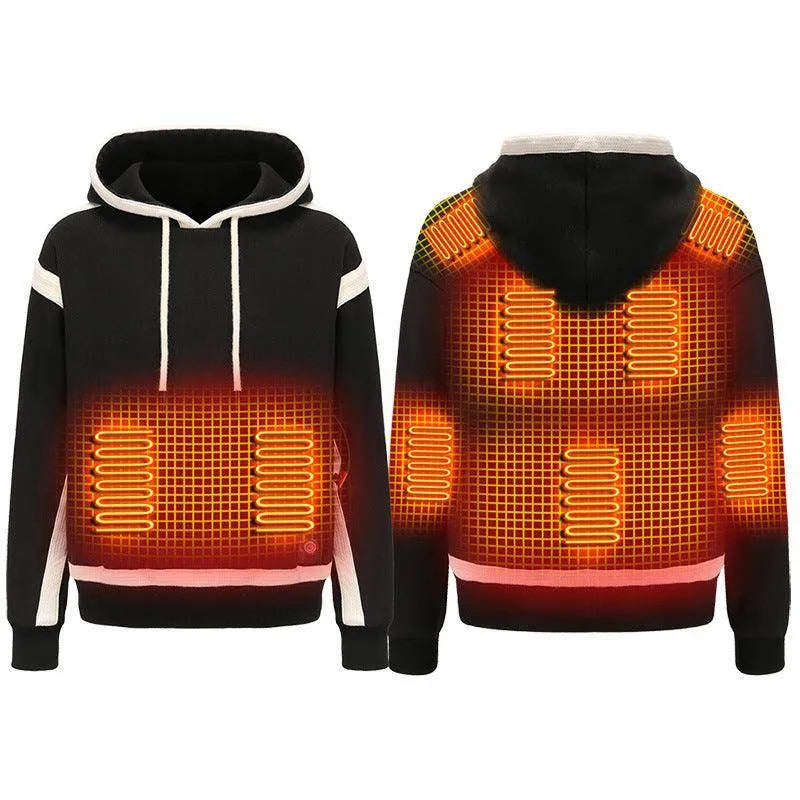 Outdoor New Technology Heating Brushed Hoody Outerwear - Anam Online