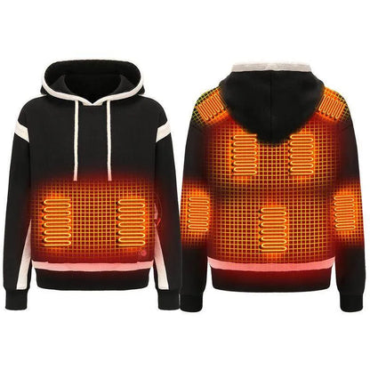 Outdoor New Technology Heating Brushed Hoody Outerwear - Anam Online