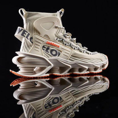 Men's Shoes Thick-Soled Height Increase Shoes Men's Trendy Sneakers - Trainers - Anam Online