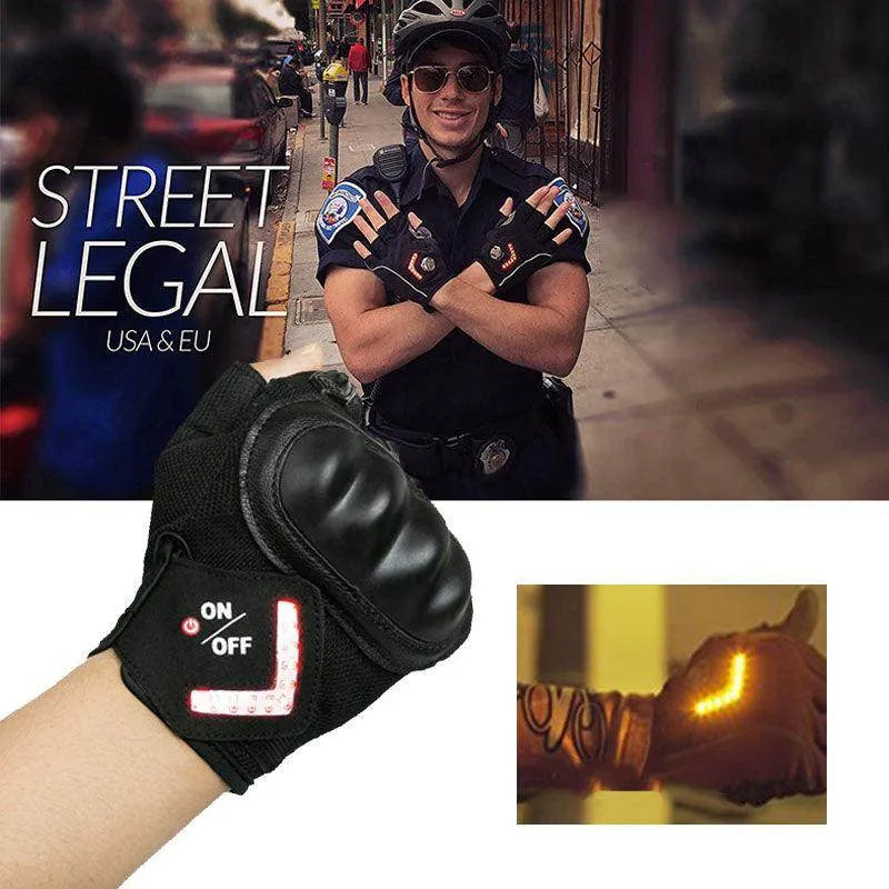 Turn Auto Sensing Sport Riding Gloves - Anam Online