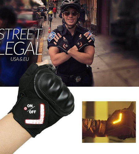 Turn Auto Sensing Sport Riding Gloves - Anam Online