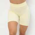 Back Waist Deep V-shaped Wrinkle Tight Yoga Shorts - Anam Online