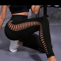 Hollow Tie Dye Printed Yoga Pants High Waist Butt Lift Seamless Sports Gym Fitness Leggings Slim Pants For Women Tight Trousers - Anam Online