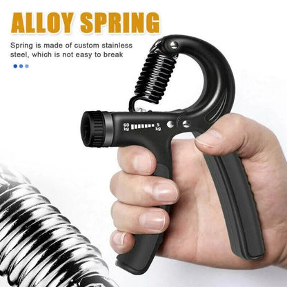 Adjustable Heavy Gripper Fitness Hand Exerciser Grip Wrist Training Increase Strength Spring Finger Pinch Carpal Expander - Anam Online