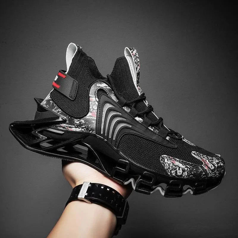 Cool Men Running Sneakers Mesh Breathable Sports Shoes - Anam Online