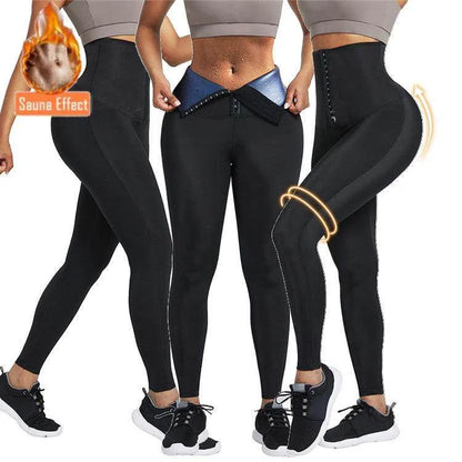 Sauna Long Pants Fitness Exercise Hot Thermo Sweat Leggings Training Slimming Pant - Anam Online