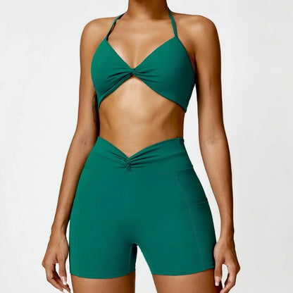 Fashion Camisole Yoga Suit Women Quick-drying Beauty Back Fitness Sports Clothes - Anam Online