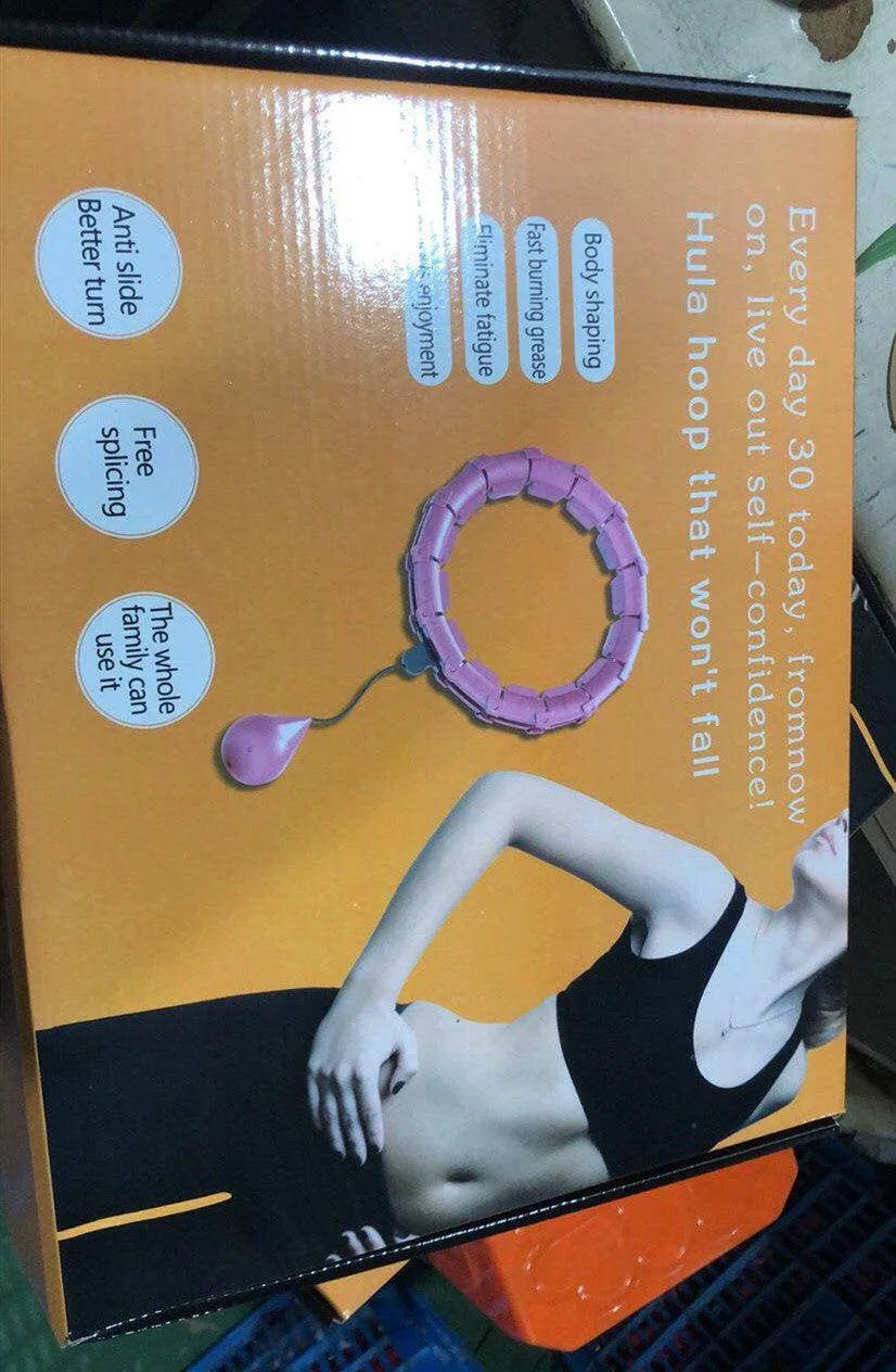 Fitness Sport Hoop Smart Upgrade Intelligent Sport Hoop Adjustable Thin Waist Exercise Gym Hoop Fitness Equipment Home Training - Anam Online