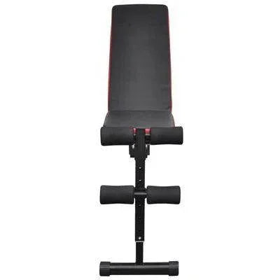 VidaXL Adjustable Sit-Up Bench with 30.5 kg Barbell & Dumbbell Set – Perfect for Home Workouts - Anam Online