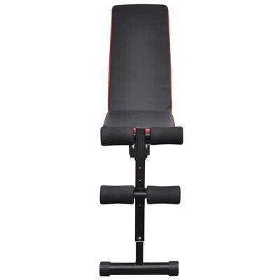 VidaXL Adjustable Sit-Up Bench with 30.5 kg Barbell & Dumbbell Set – Perfect for Home Workouts - Anam Online